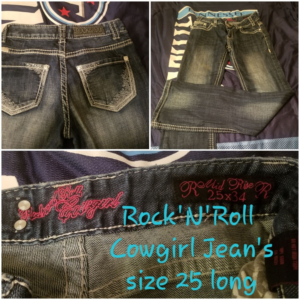 Rock n roll cowgirl Jean's